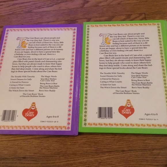 Vintage Care Bear books - Picture 4 of 4